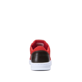 Supra Mens CHINO COURT Red/Gray Low Top Shoes | CA-80085